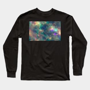 Seamless Stellar Cosmos Texture Patterns XVII Long Sleeve T-Shirt